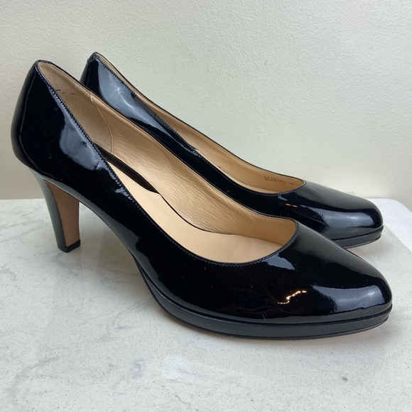 Cole Haan Classic Black Patent Leather Heels Size 10B - Picture 3 of 12
